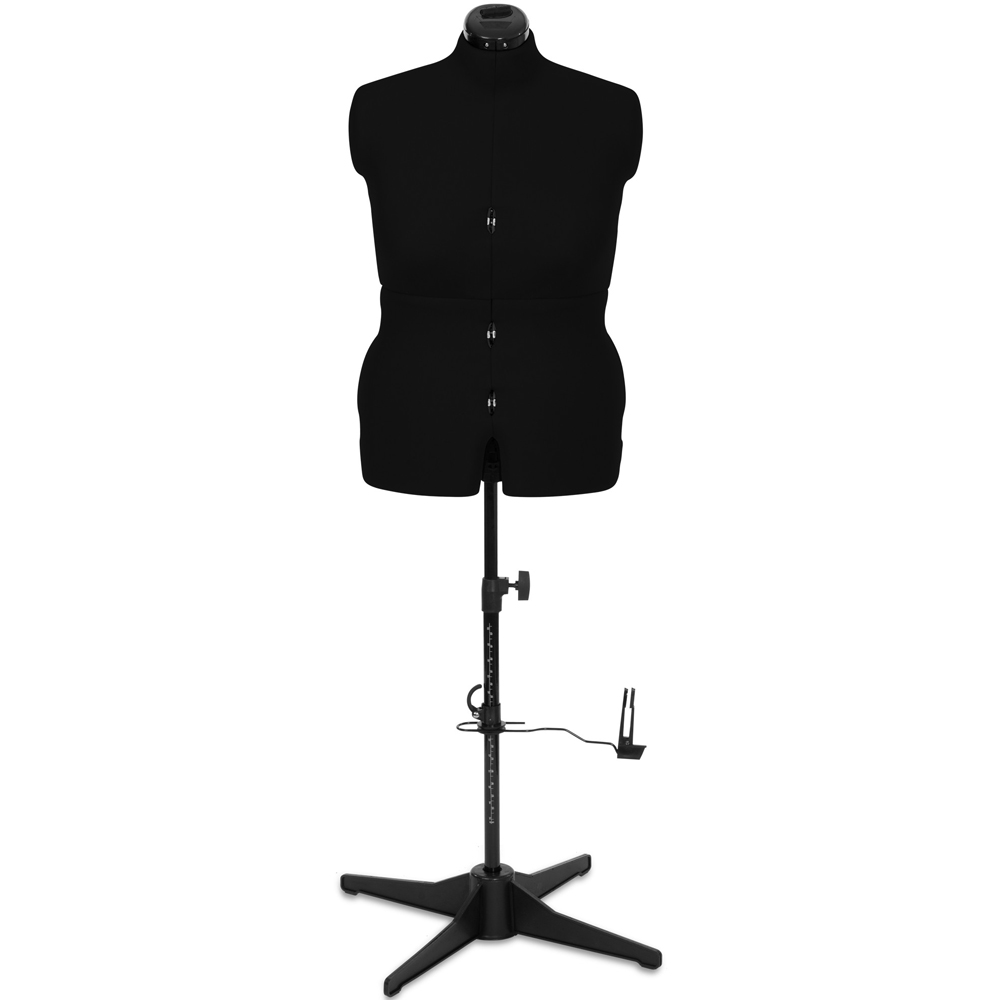 Sewing Online 023818-Black Black Adjustable 8-Part Dressmakers Dummy with Hem Marker Large Image 2