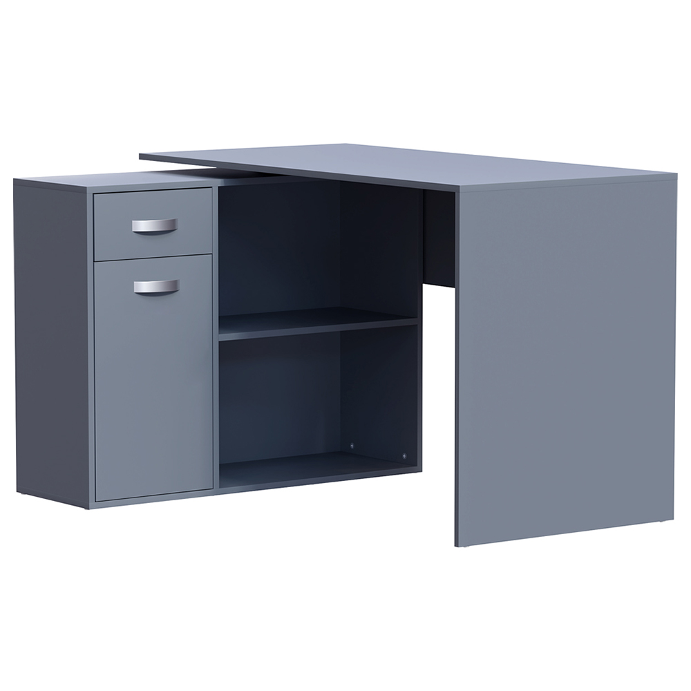 Vida Designs Longton Adjustable Desk Grey Image 2