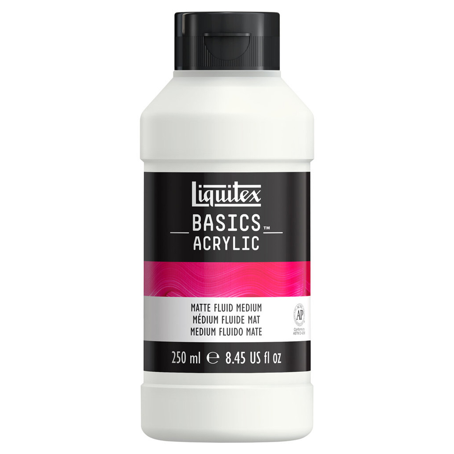 Liquitex Basics Acrylic Matte Fluid Medium 250ml Image