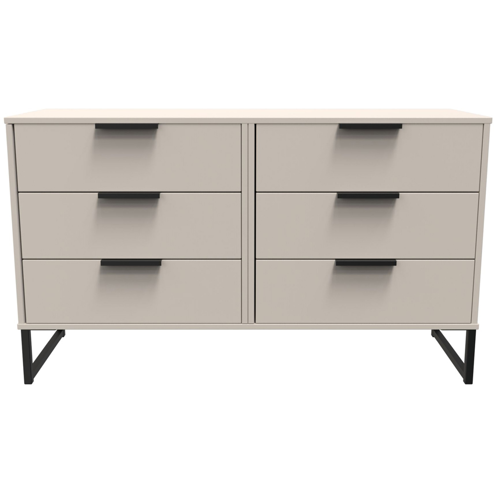 Crowndale Hong Kong Ready Assembled 6 Drawer Kashmir Ash Chest of Drawers Image 3