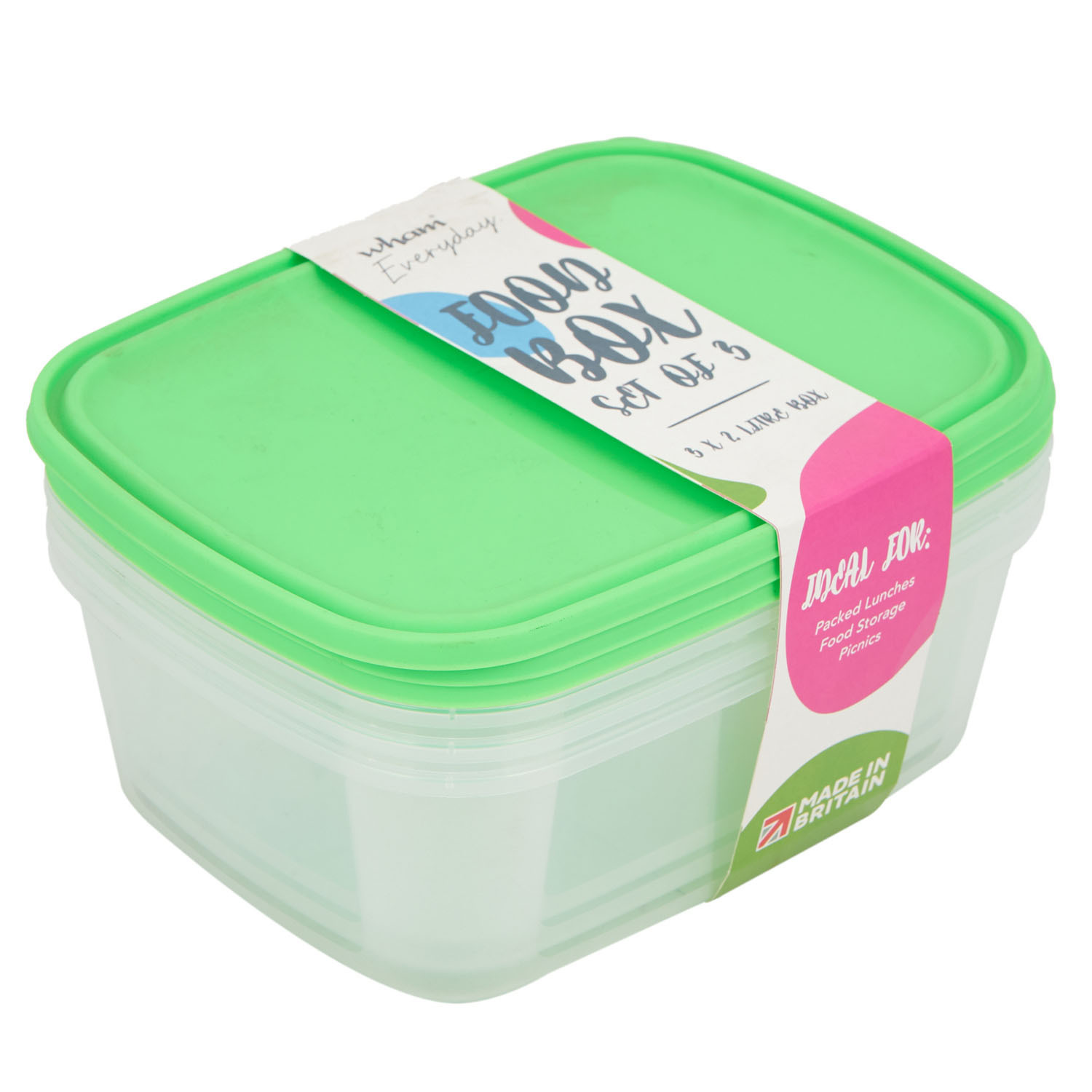 Food Boxes - Neon Green / 2l Image 1
