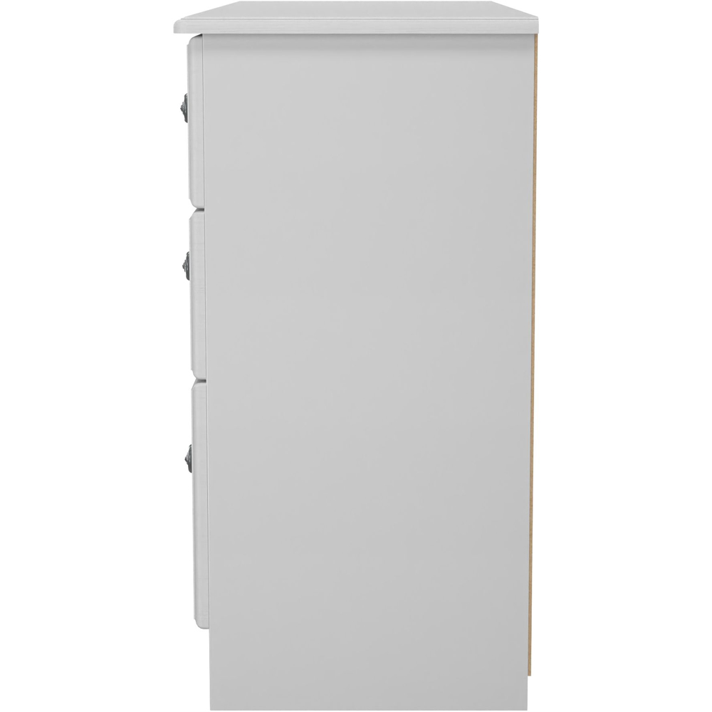 Crowndale Pembroke 6 Drawer Grey Ash Wide Chest of Drawers Ready Assembled Image 4