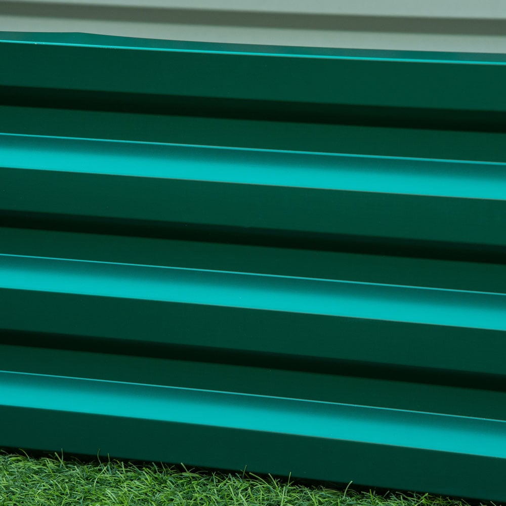 Outsunny Raised Planter Bed Green Image 3