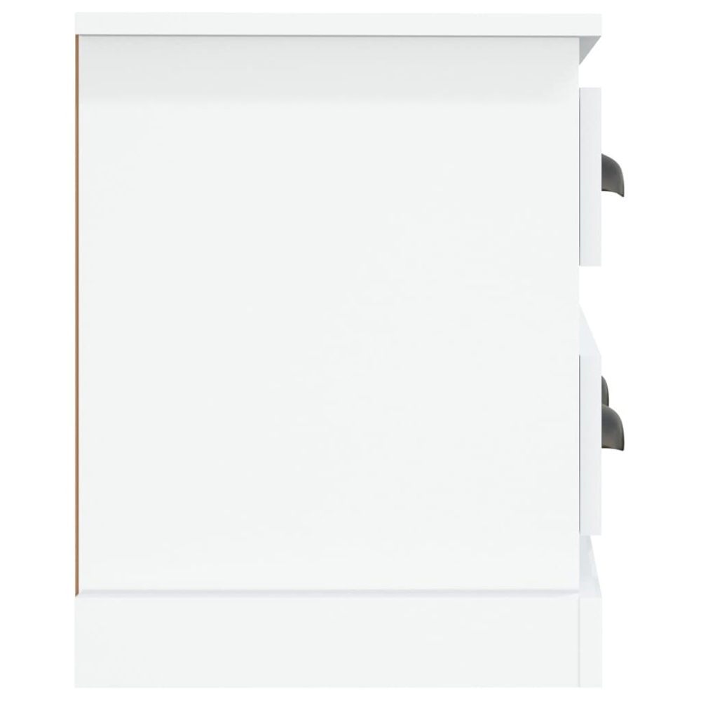vidaXL 4 Drawer High Gloss White TV Cabinet Image 5