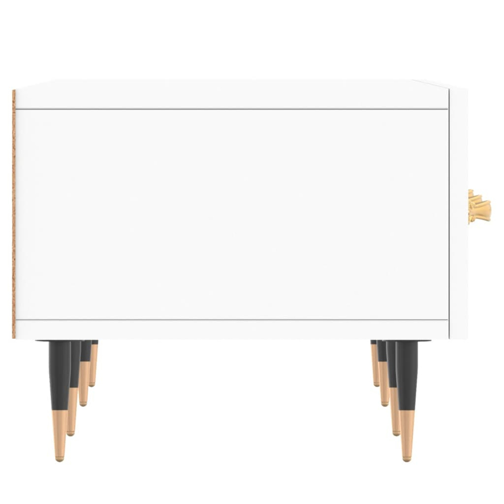 vidaXL 3 Drawer White TV Cabinet Image 7