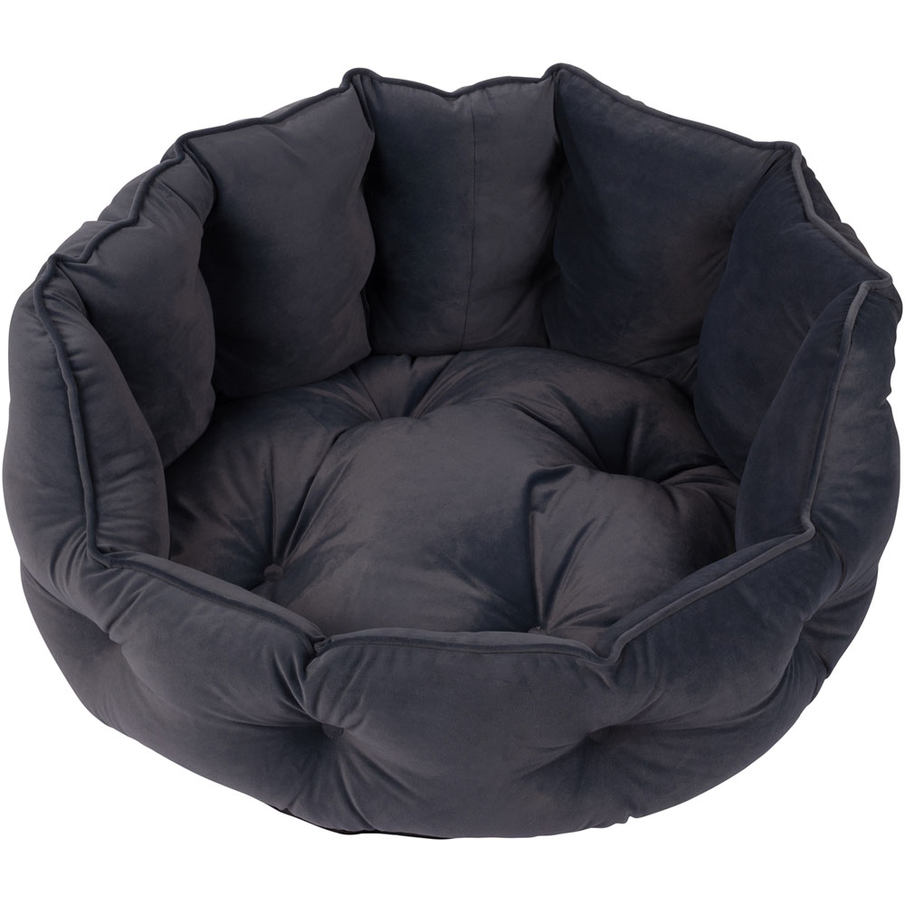 Bunty Monarch Medium Dark Grey Dog Bed Image 5