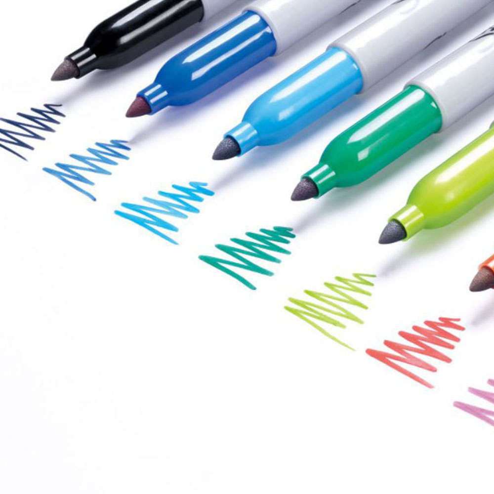 Sharpie Colour Burst and Assorted Original Permanent Markers Fine Point