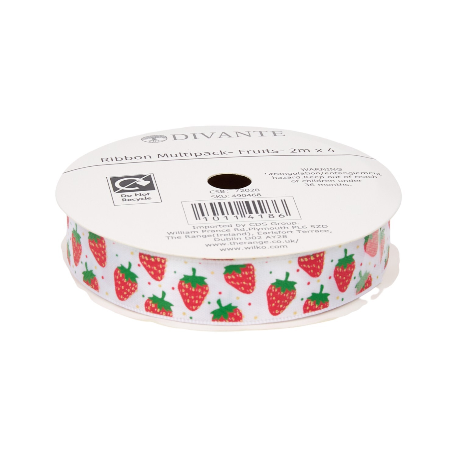 Pack of 4 Fruit Ribbons Image 5