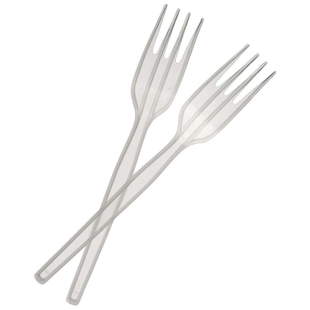 Wilko 30 Pack Reusable Plastic Forks Wilko