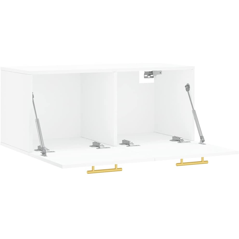 vidaXL 2 Door White Wall Cabinet Image 6