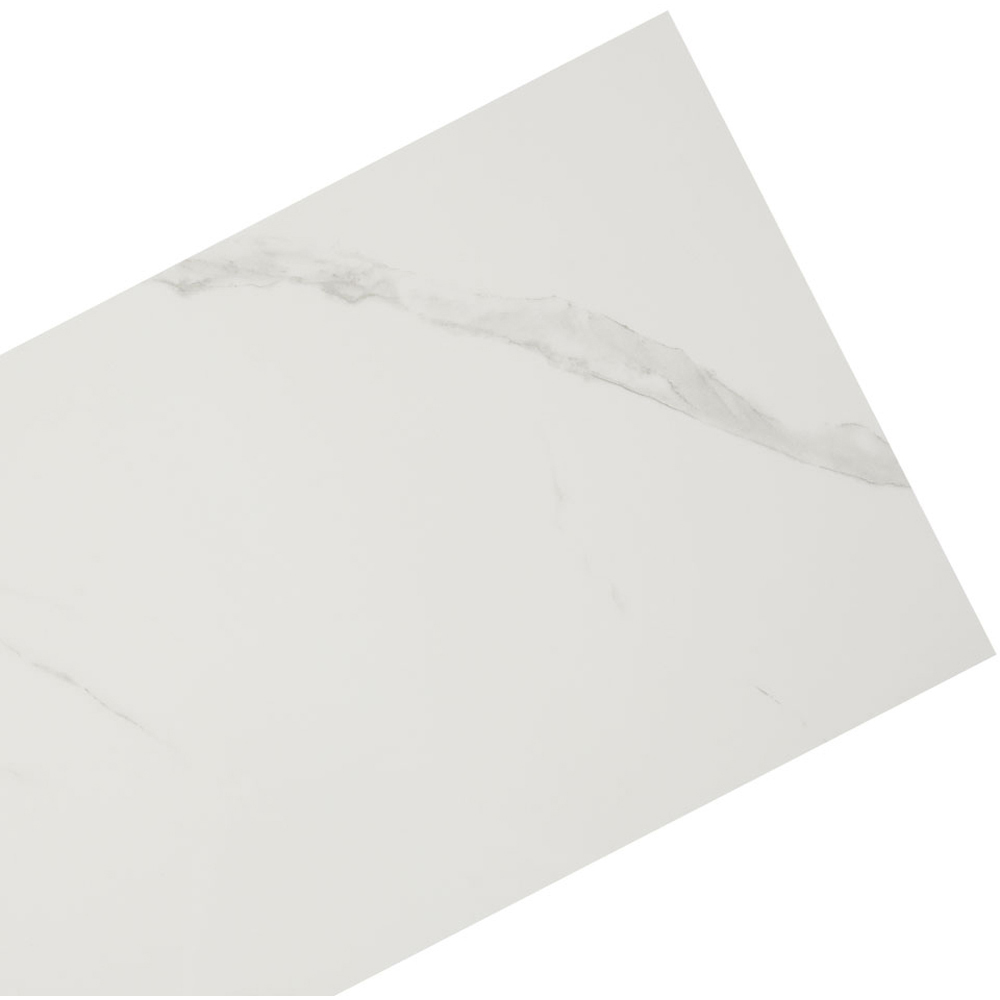 Living and Home Marble Patterned White PVC Self Adhesive Wall Sticker 10 Pack Image 6