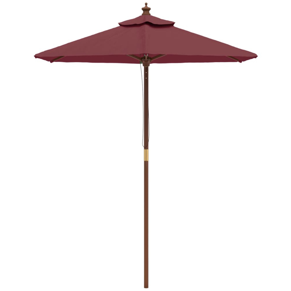vidaXL Red Garden Parasol 2.3 x 1.9m Image 2