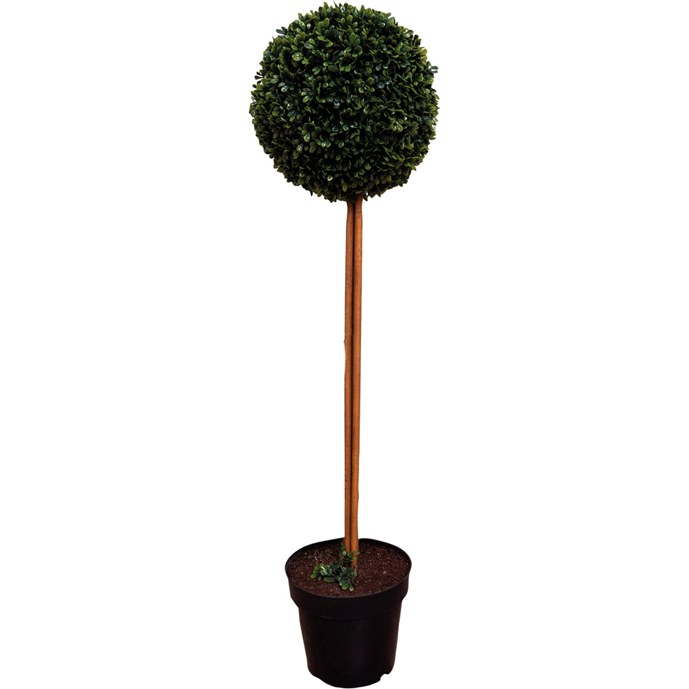 Best4 Green Artificial Topiary Ball Tree 120cm Image 1