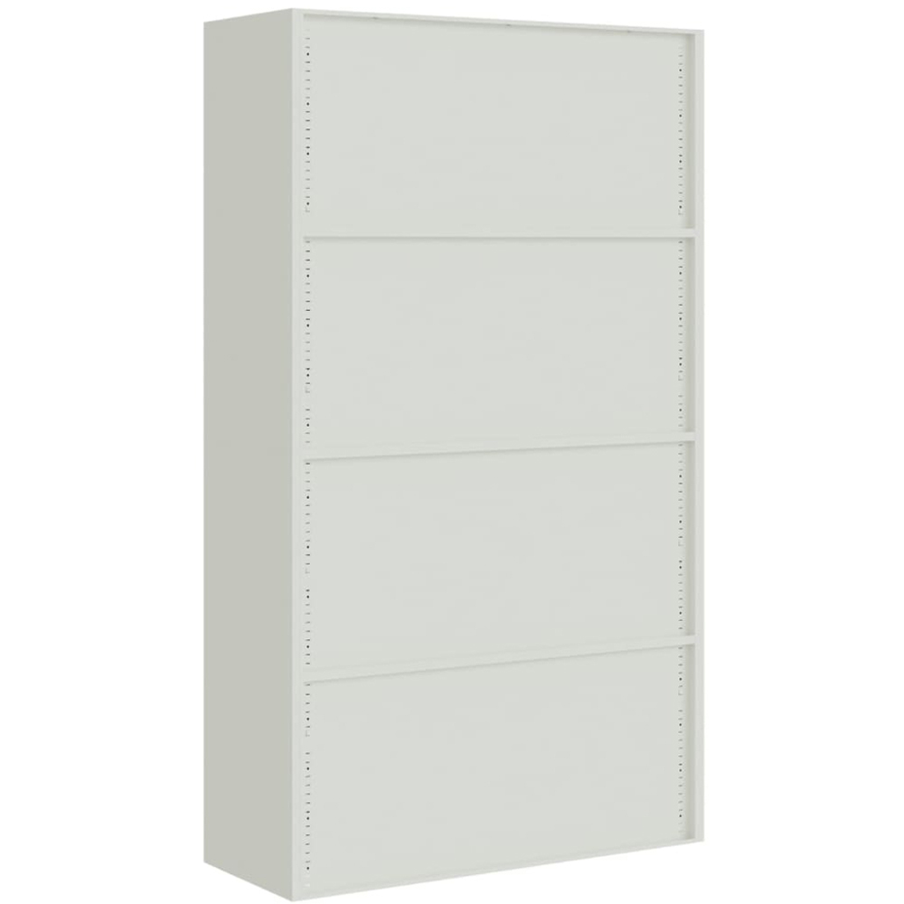 vidaXL 2 Door Light Grey Lockable File Cabinet Image 5