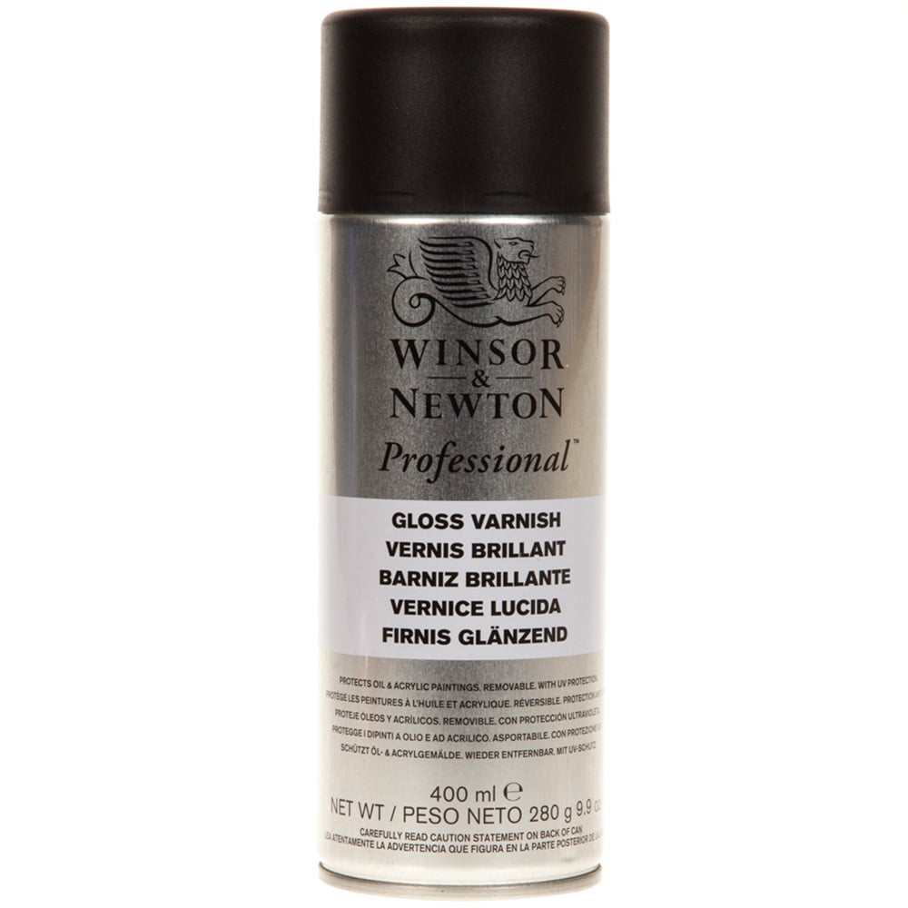 Winsor and Newton Professional Removable Aerosol Varnish - Clear Gloss Image