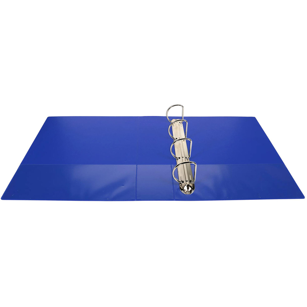 Exacompta Kreacover Blue Polypropylene Personal 4D Ring Binder with 3 Pockets 60mm 10 Pack Image 3