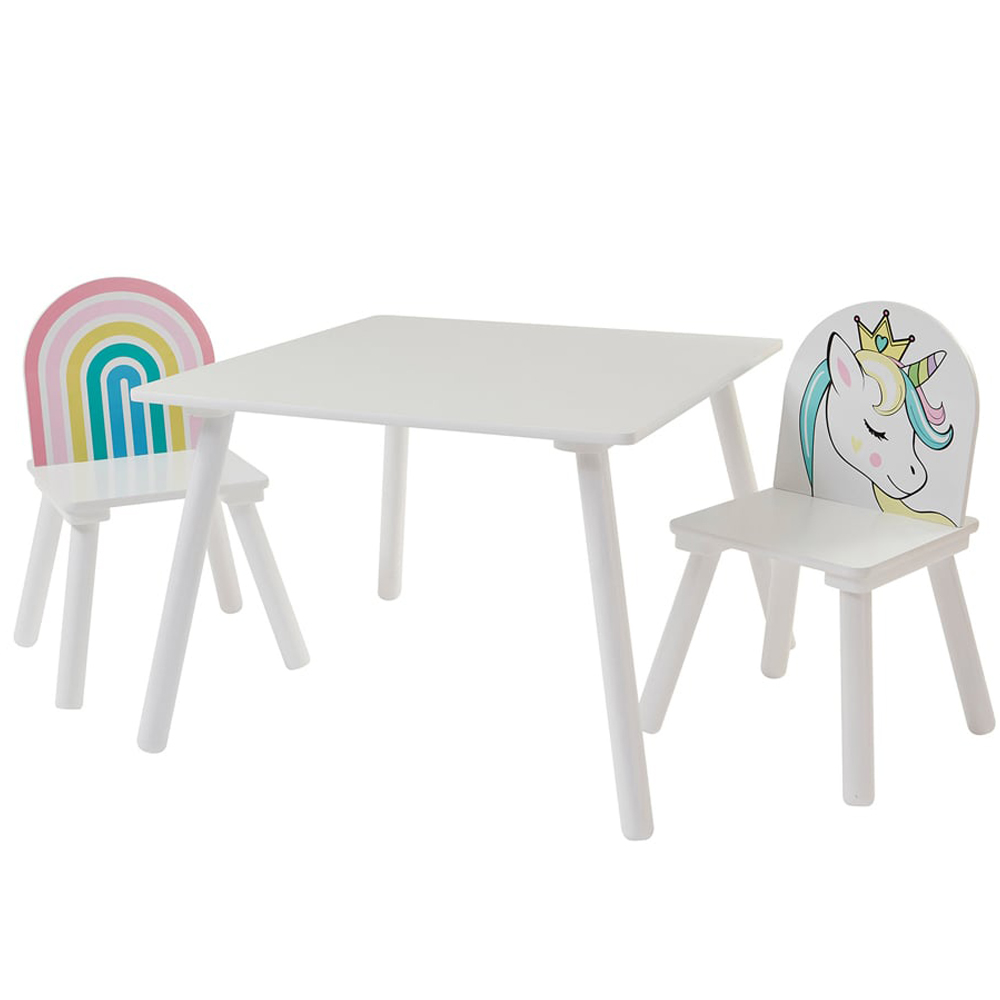 Liberty House Toys Kids Unicorn Table and 2 Chairs Chest Image 2