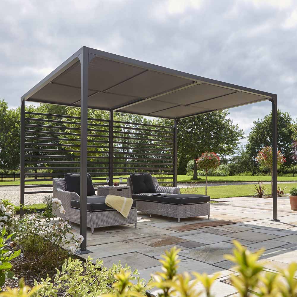 Rowlinson Florence 4 x 3m Grey Canopy Image 1