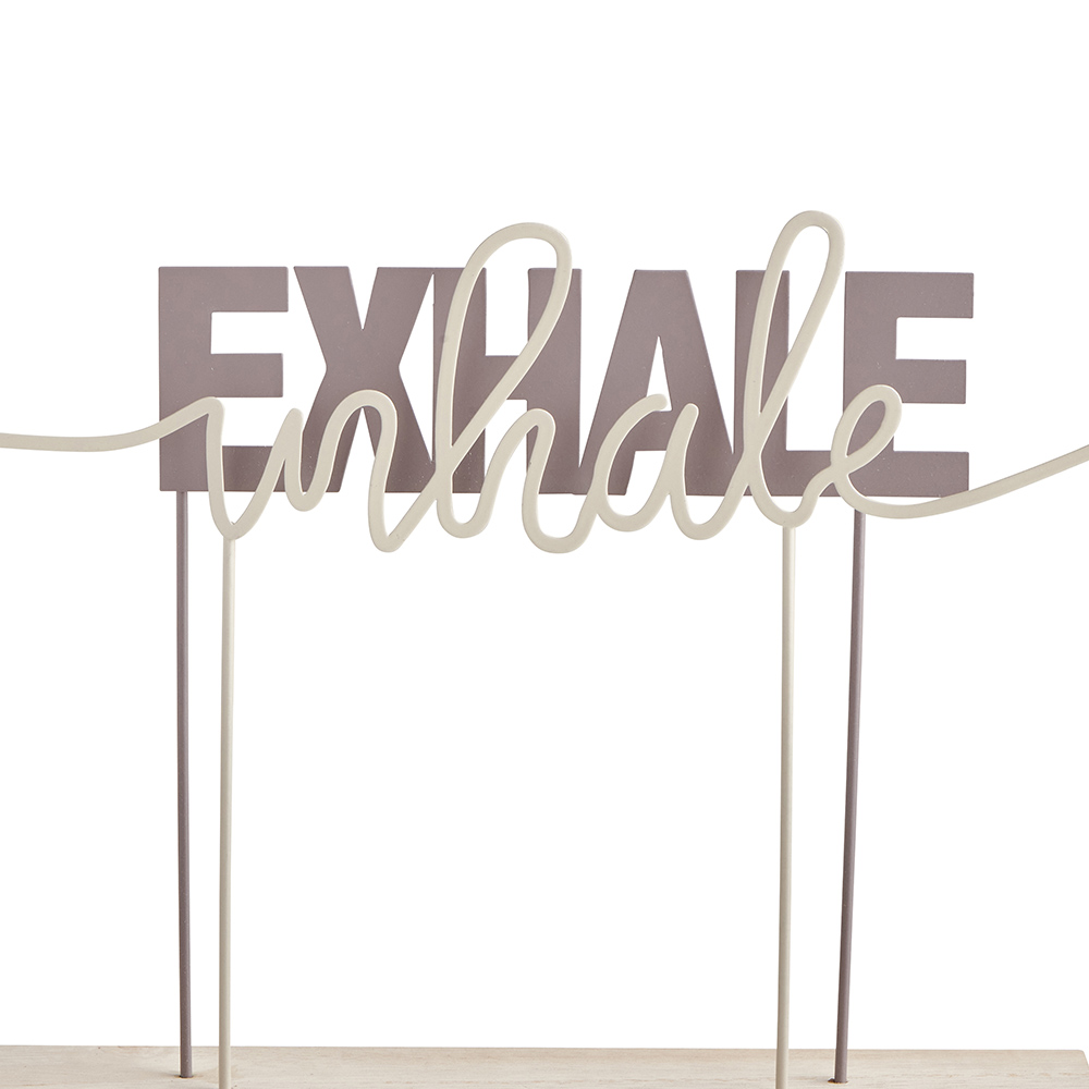 Wilko Exhale Sign on Stand Image 6