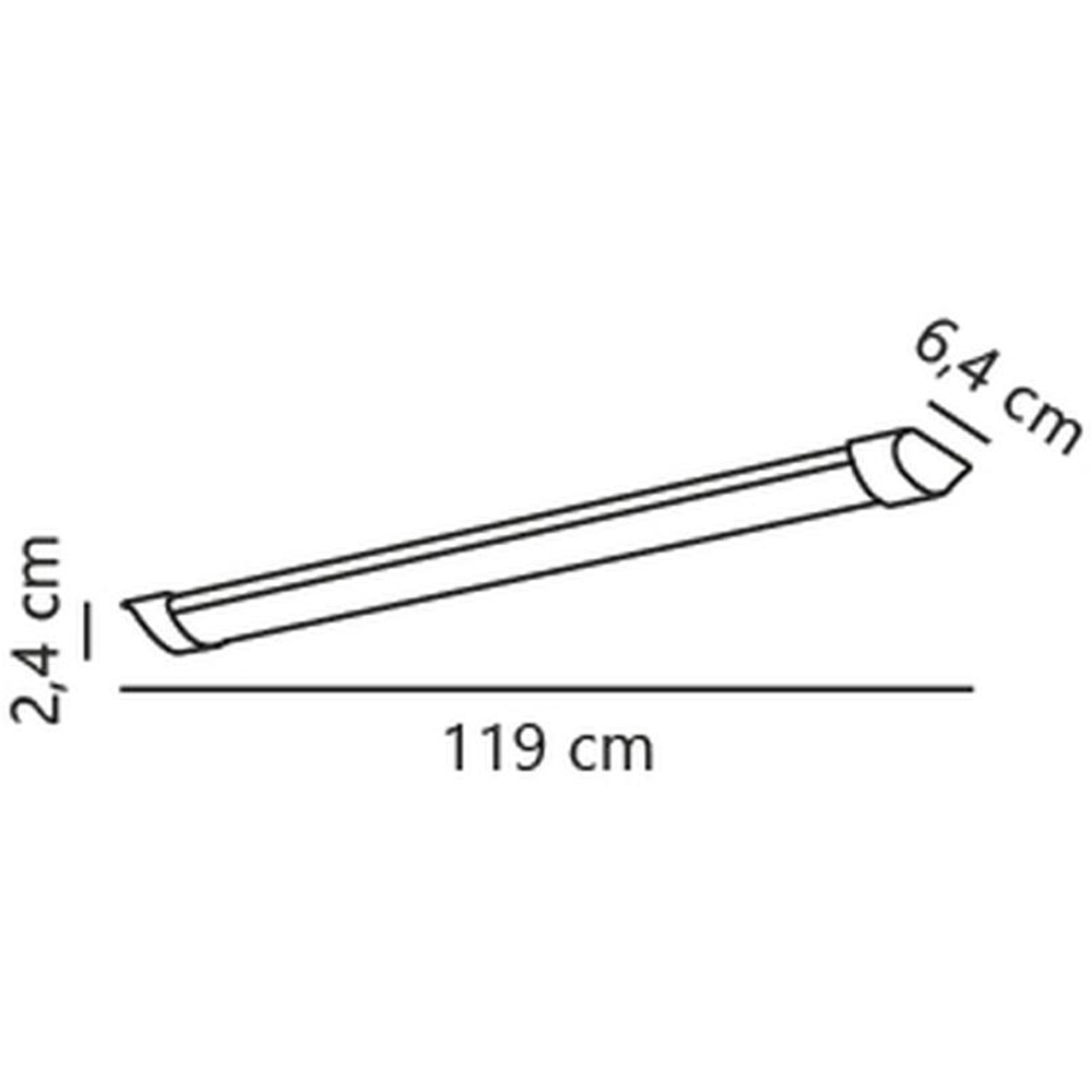 Nordlux Glendale 120 LED Batten Light Fitting Image 8