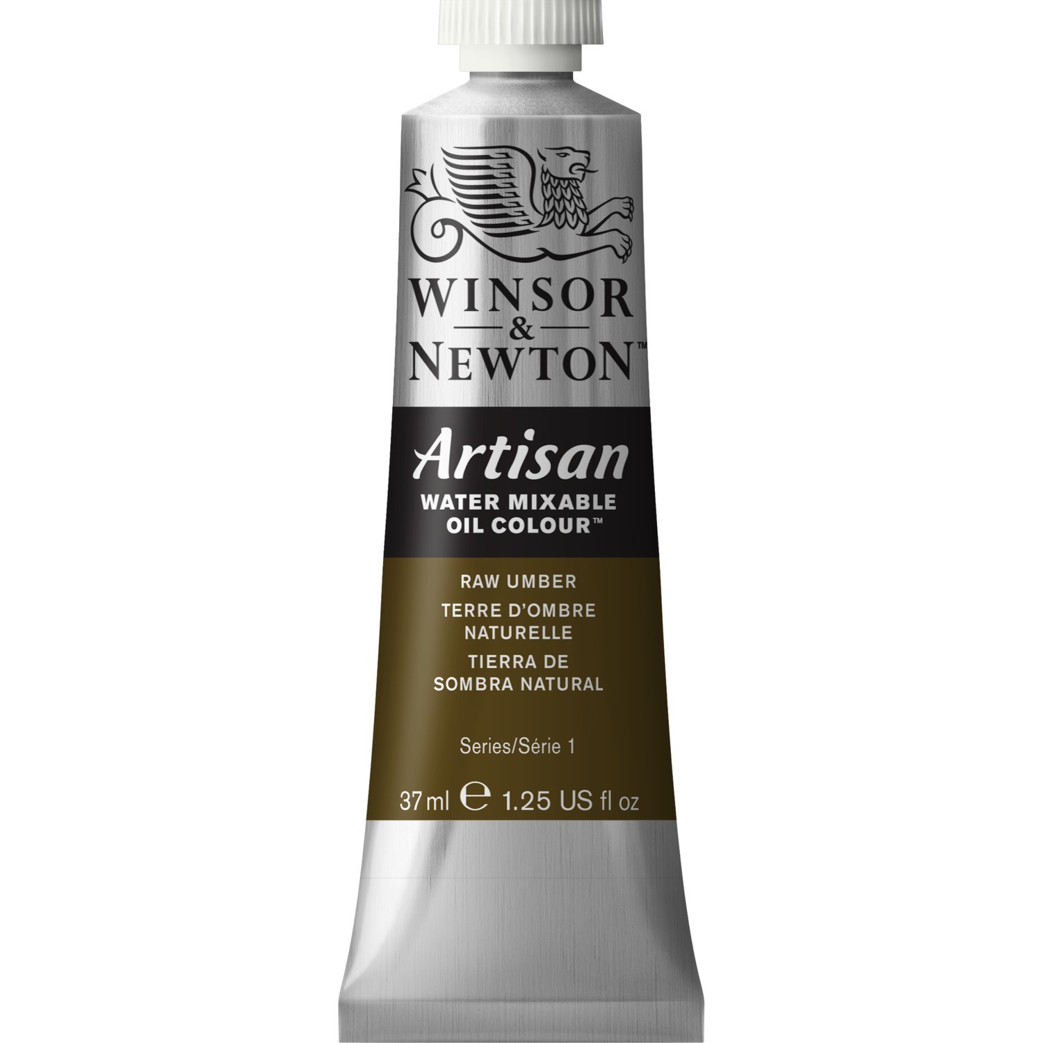 Winsor and Newton 37ml Artisan Mixable Oil Paint - Raw Umber Image 1