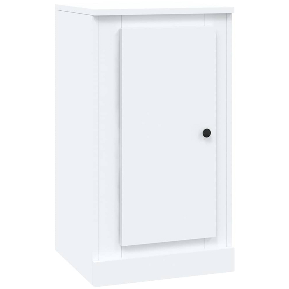 vidaXL Single Door White Sideboard Image 2