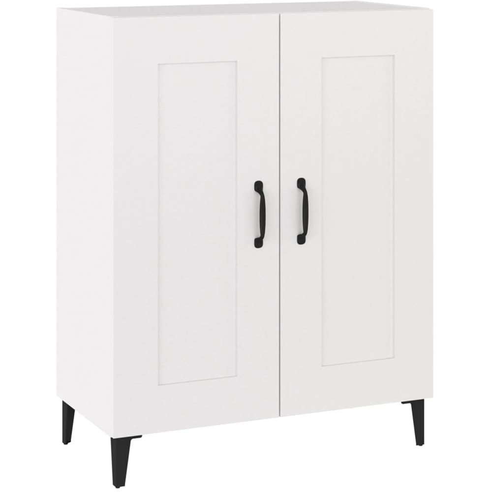 vidaXL 2 Door White Sideboard Image 2
