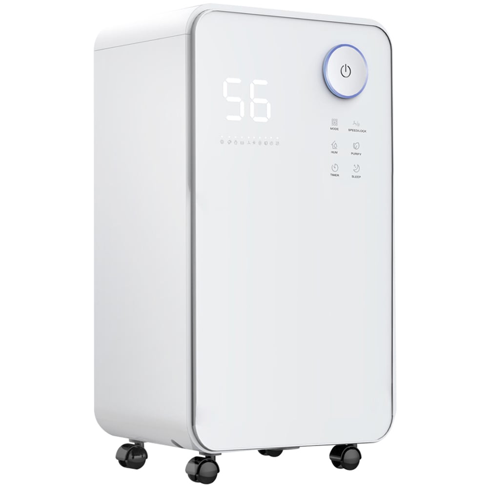 Living and Home Portable WiFi Low-Noise Dehumidifier 16L Image 1