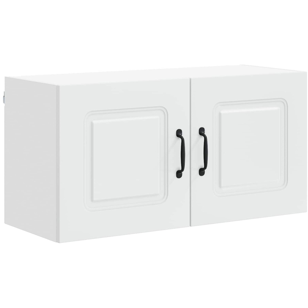 vidaXL Kalmar 2 Door White Wall Kitchen Cabinet Image 2