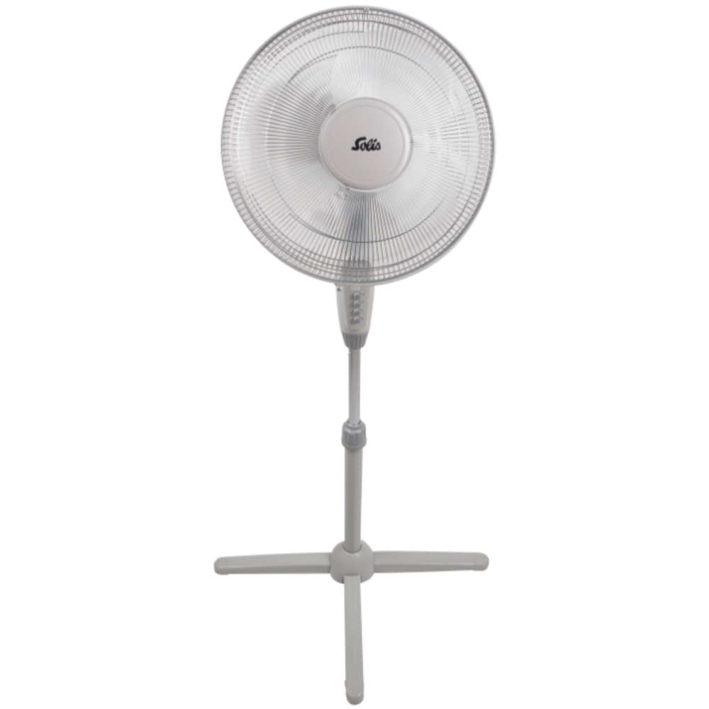 Solis Grey Adjustable Pedestal Fan 47 inch Image 1