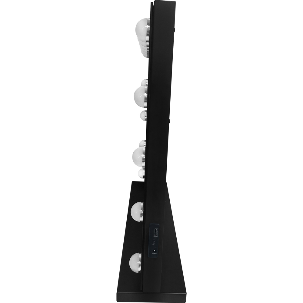 Hollywood LED Wireless Vanity Mirror Black Image 8