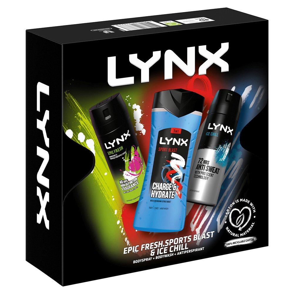 LYNX Mixed Trio Gift Set Wilko