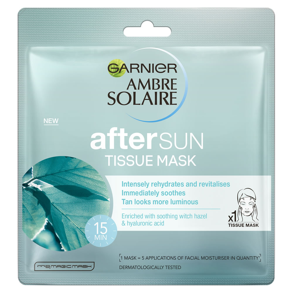 Garnier Ambre Solaire After Sun Tissue Mask Image