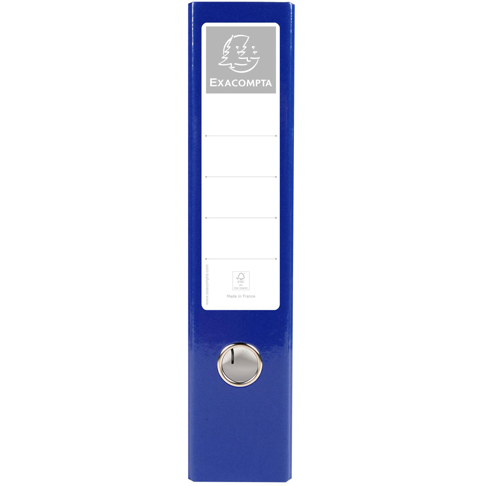 Exacompta Iderama PremTouch A4 Dark Blue Lever Arch File 10 Pack Image 3