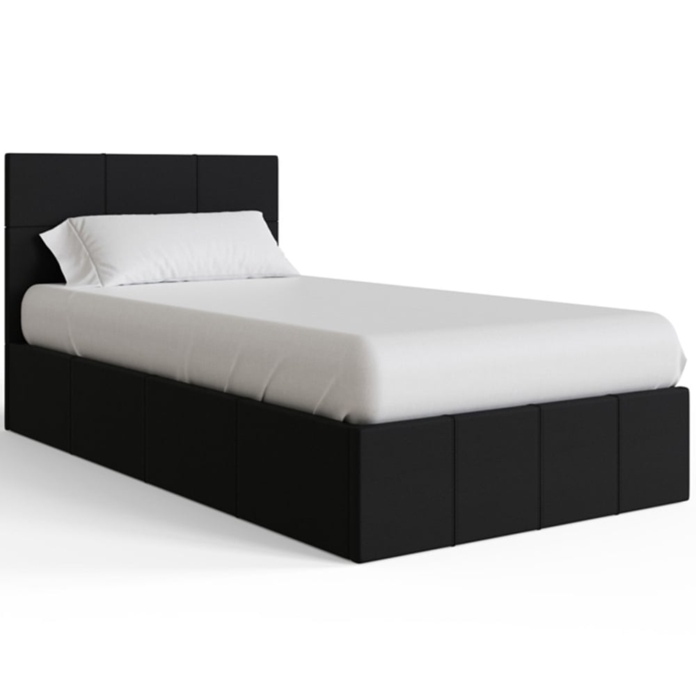 GFW Single Black End Lift Ottoman Bed Image 5