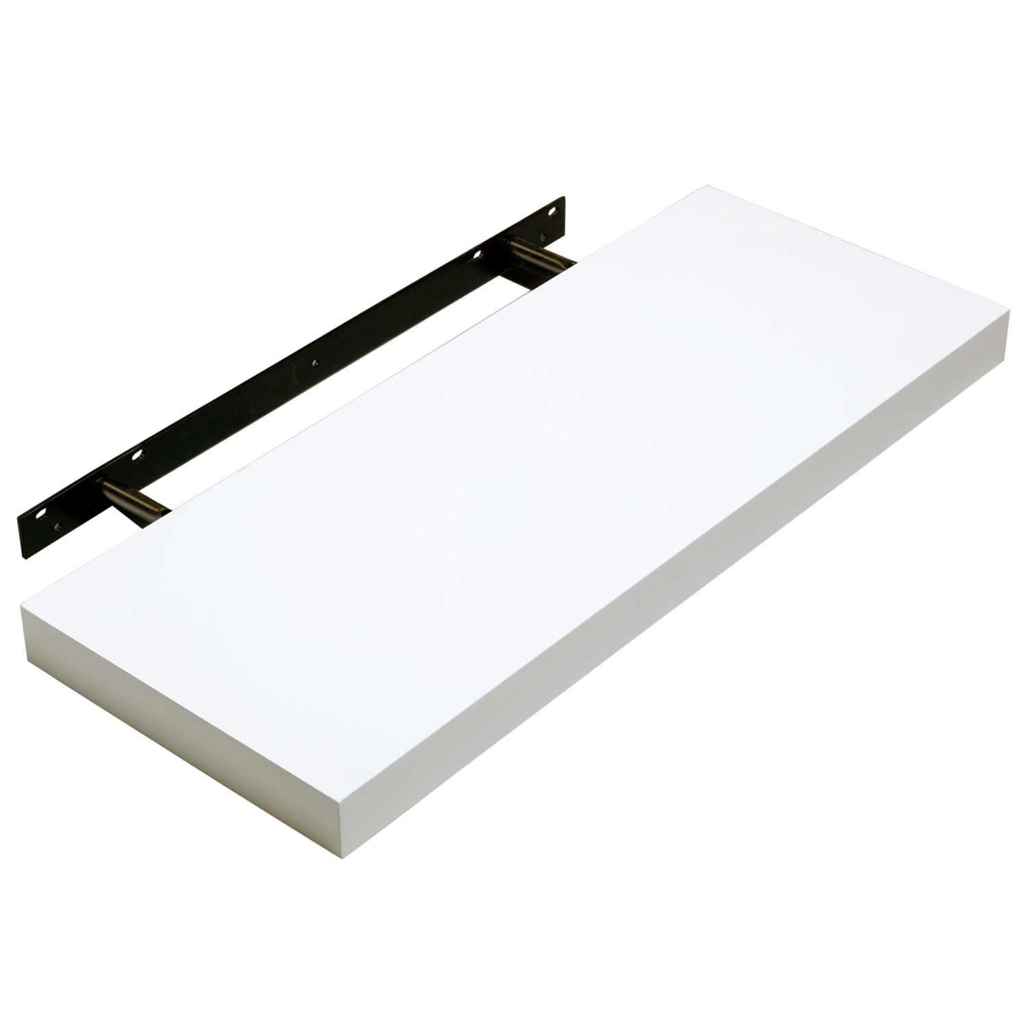White Floating Shelf Kit 50cm Image