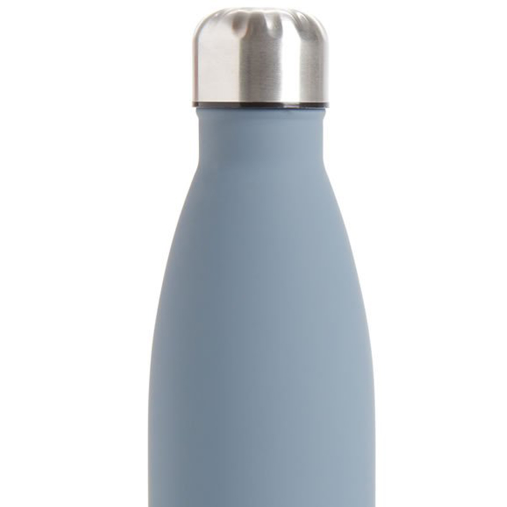Wilko Charcoal Double Wall Water Bottle 500ml Wilko