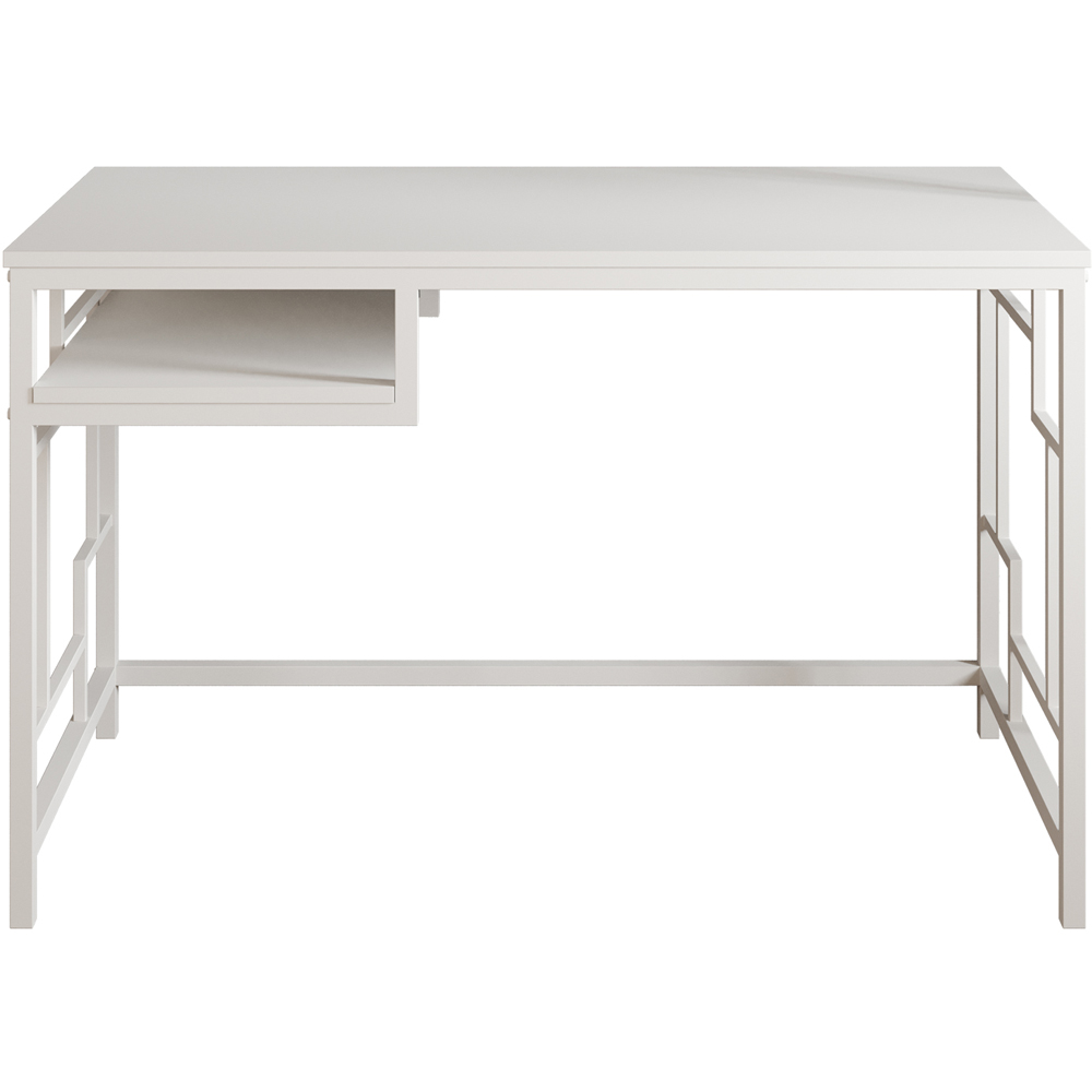 Decorotika Victory Single Shelf Wide Study Desk White Image 2
