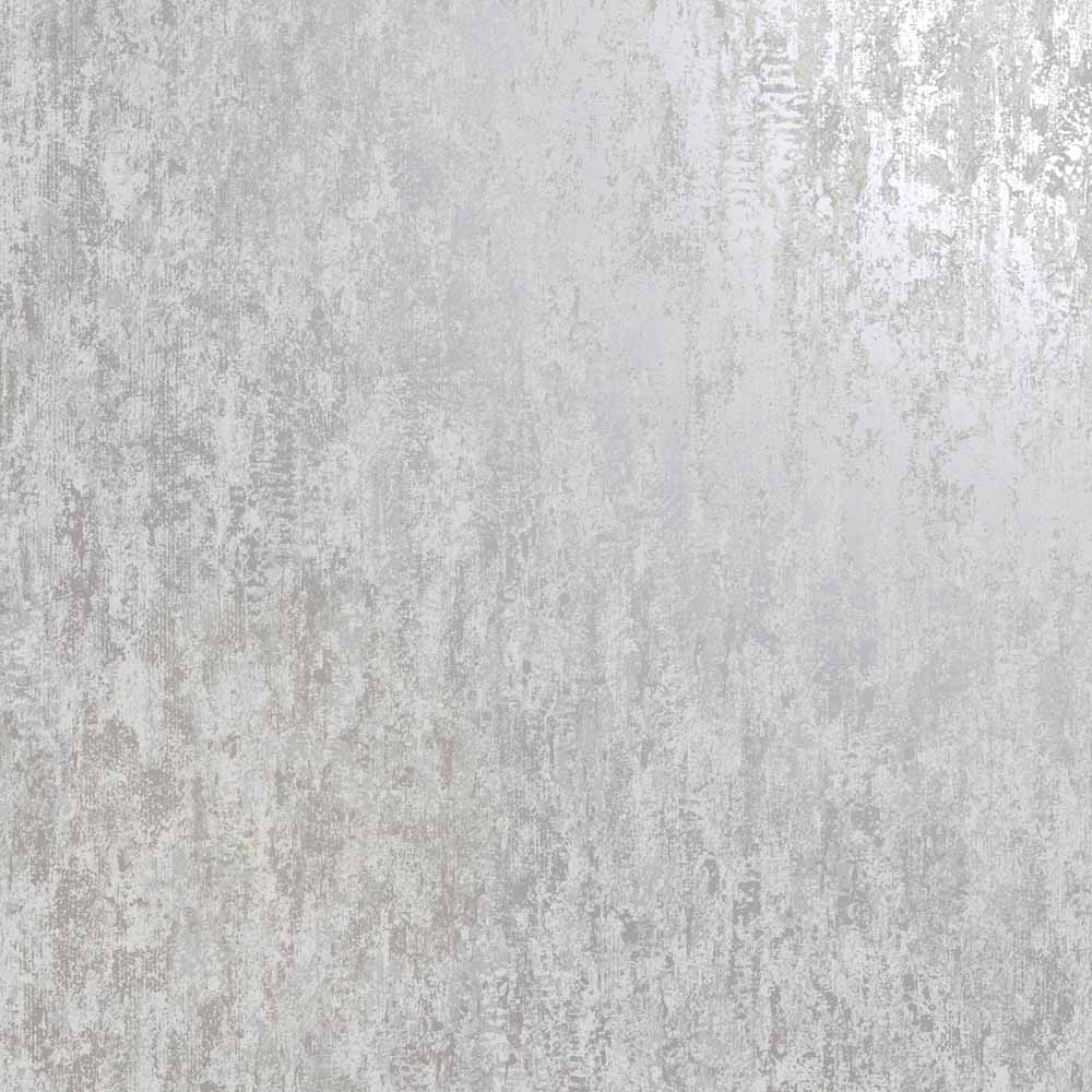 Holden Decor Industrial Textured Grey Metallic Wallpaper | Wilko