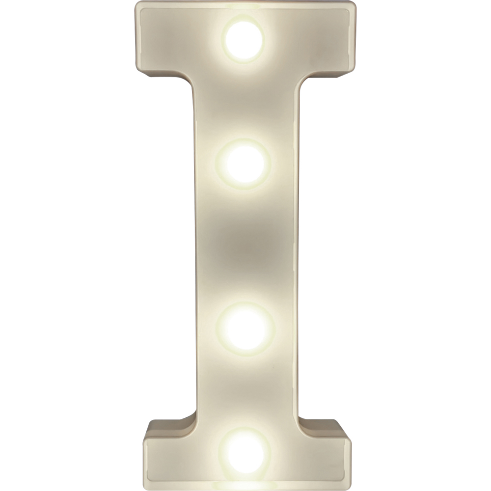 St Helens Battery Operated 3D LED Letter I Light Image 1