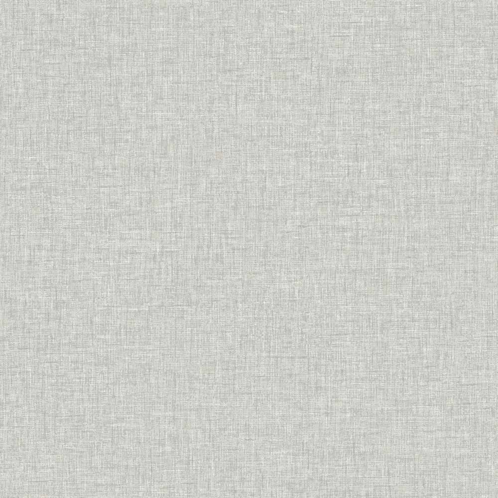 Arthouse Linen Light Grey Textured Plain Wallpaper Image 1