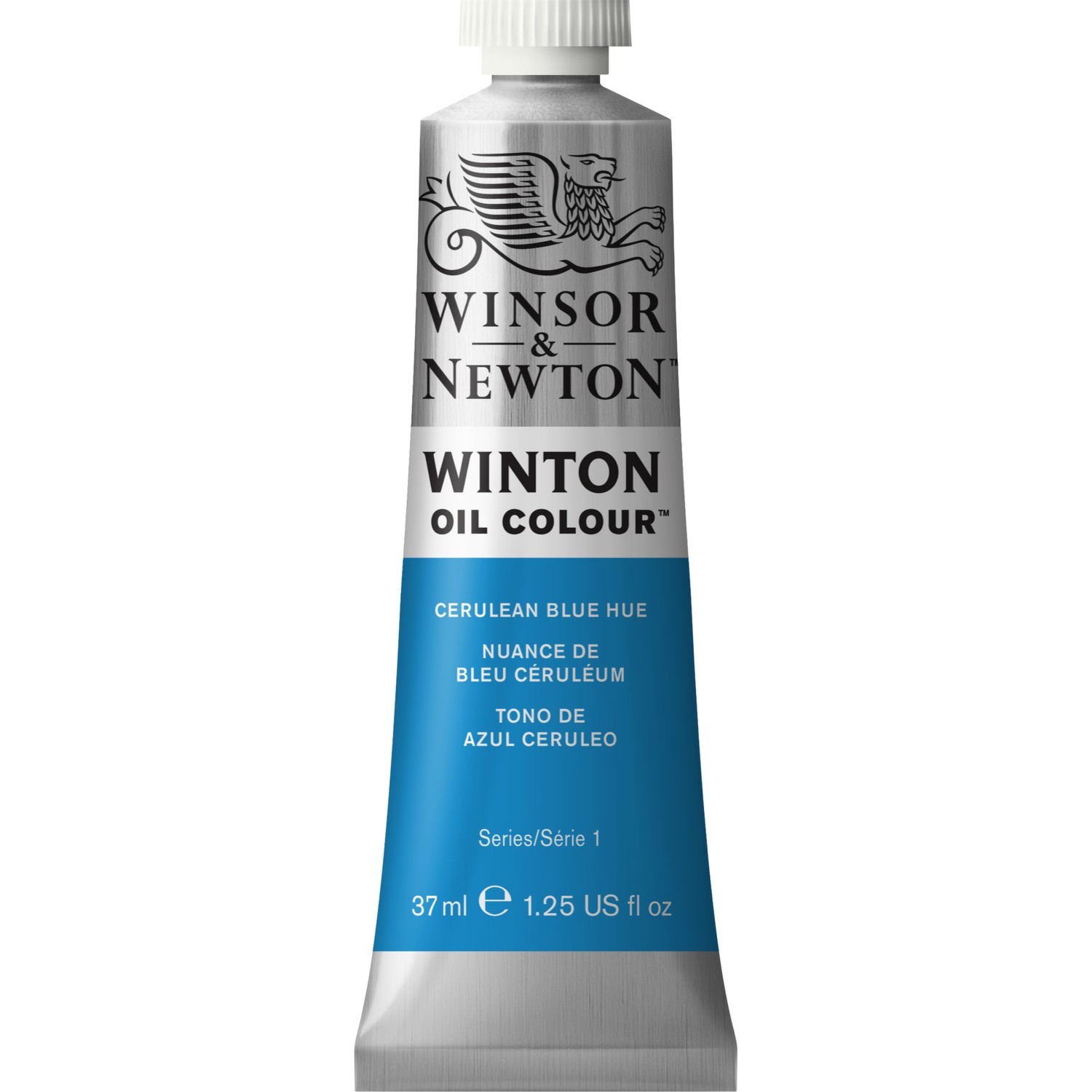 Winsor and Newton 37ml Winton Oil Colours - Cerulean Blue Image 1