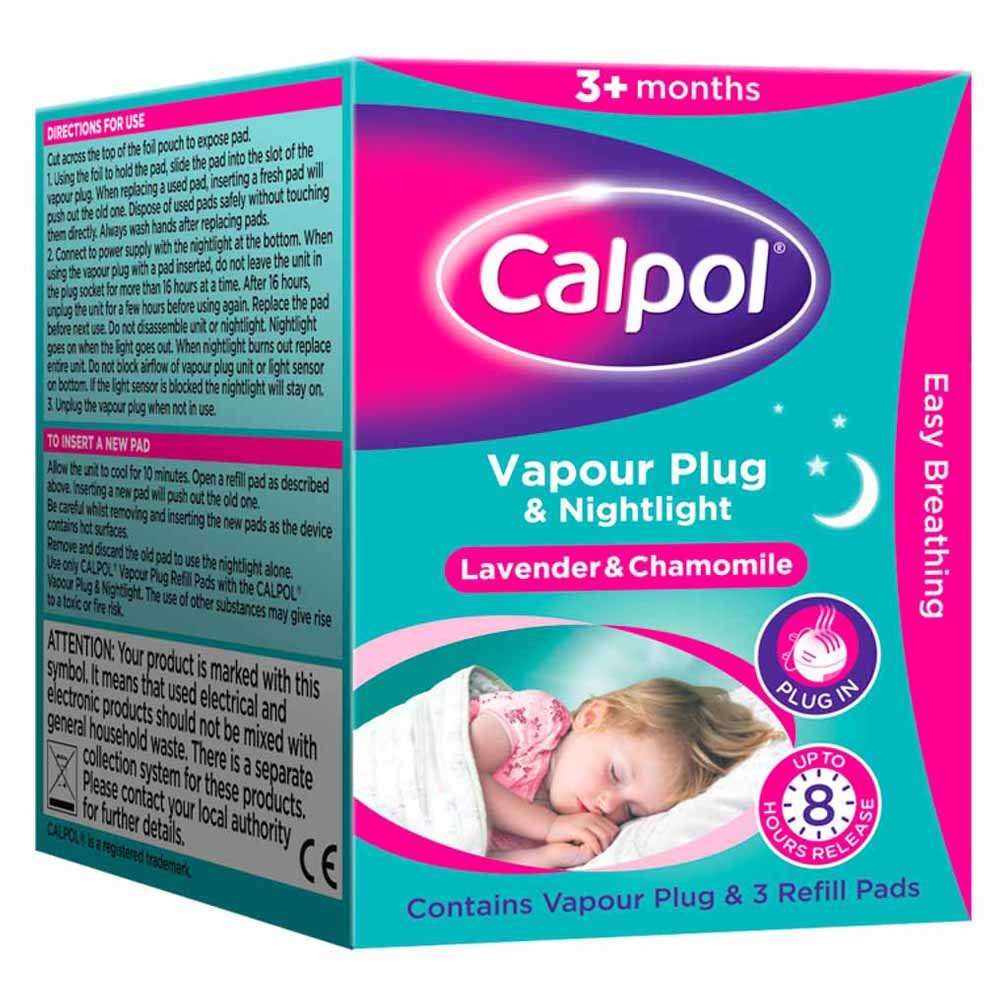 Calpol Vapour Plug Nightlight Wilko
