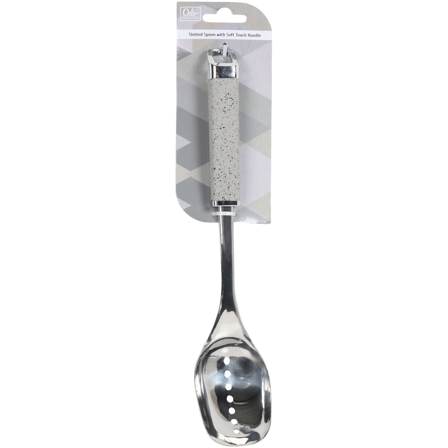 Oslo Slotted Spoon - Grey Image 1