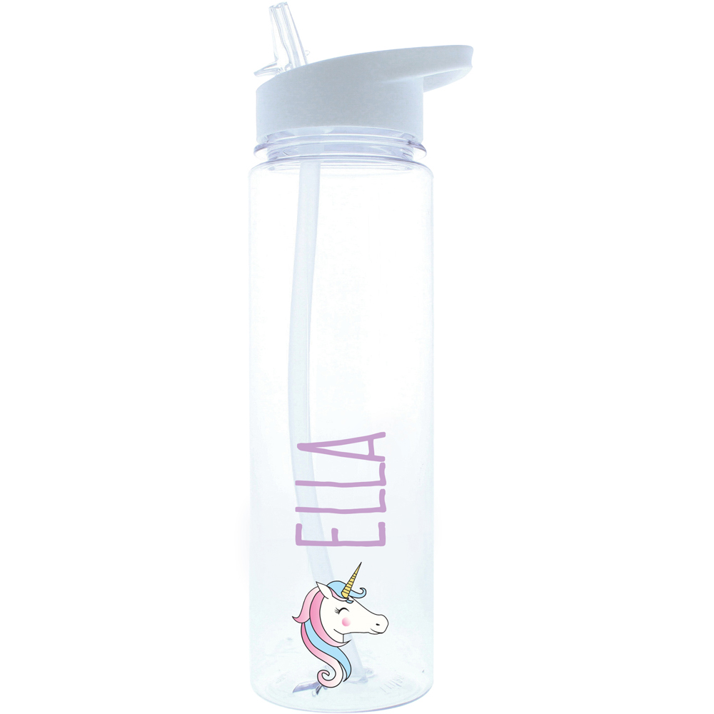 Personalised Memento Unicorn Water Bottle 750ml Image 1
