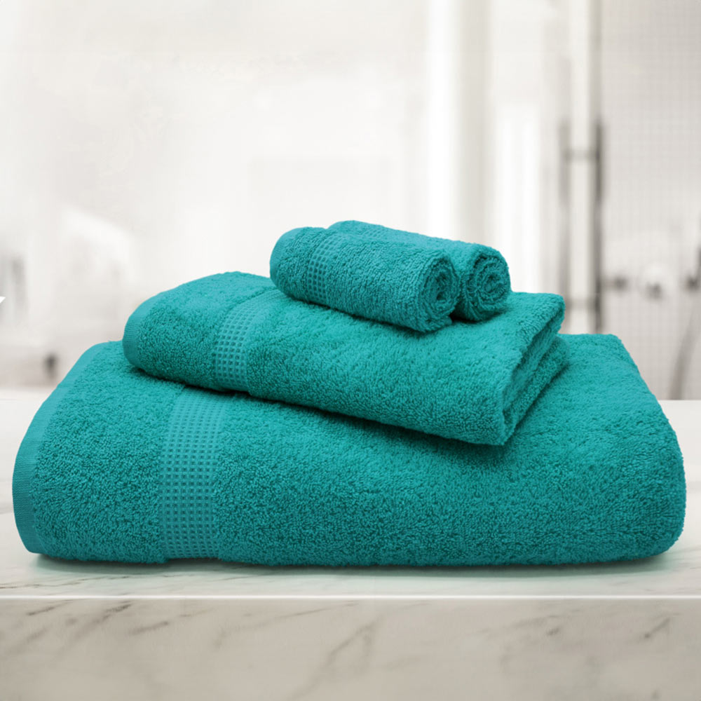 Mayfair Egyptian Cotton Jade Bath Towel Set of 2 Image 2