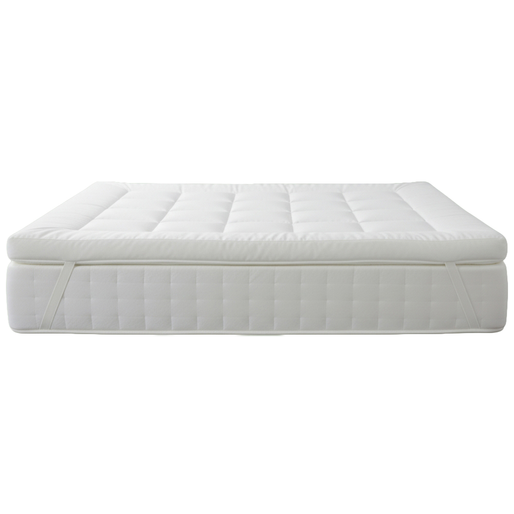 MHG Living King Size Hollowfibre Mattress Topper Image 1