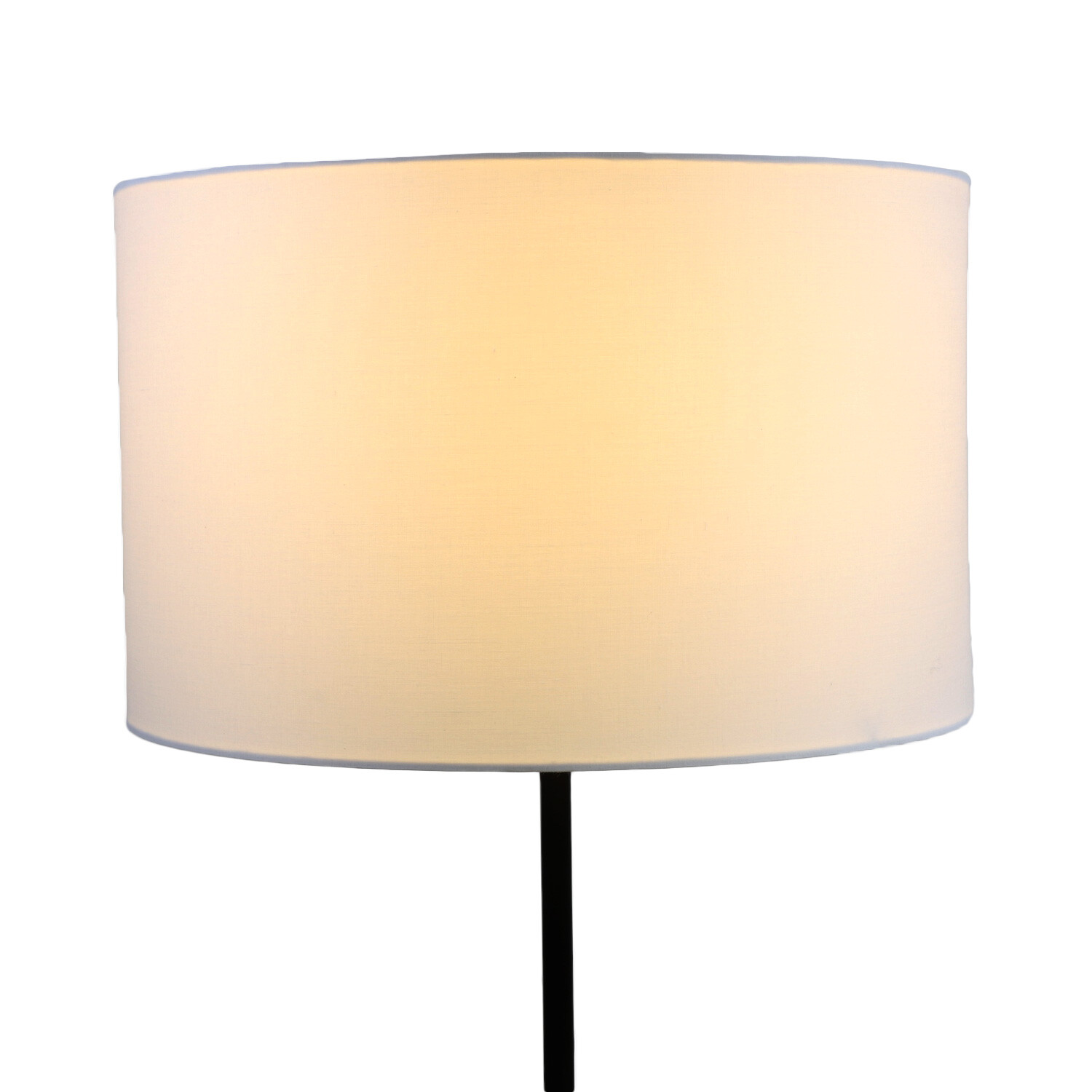 White Peter Floor Lamp with Table Image 3