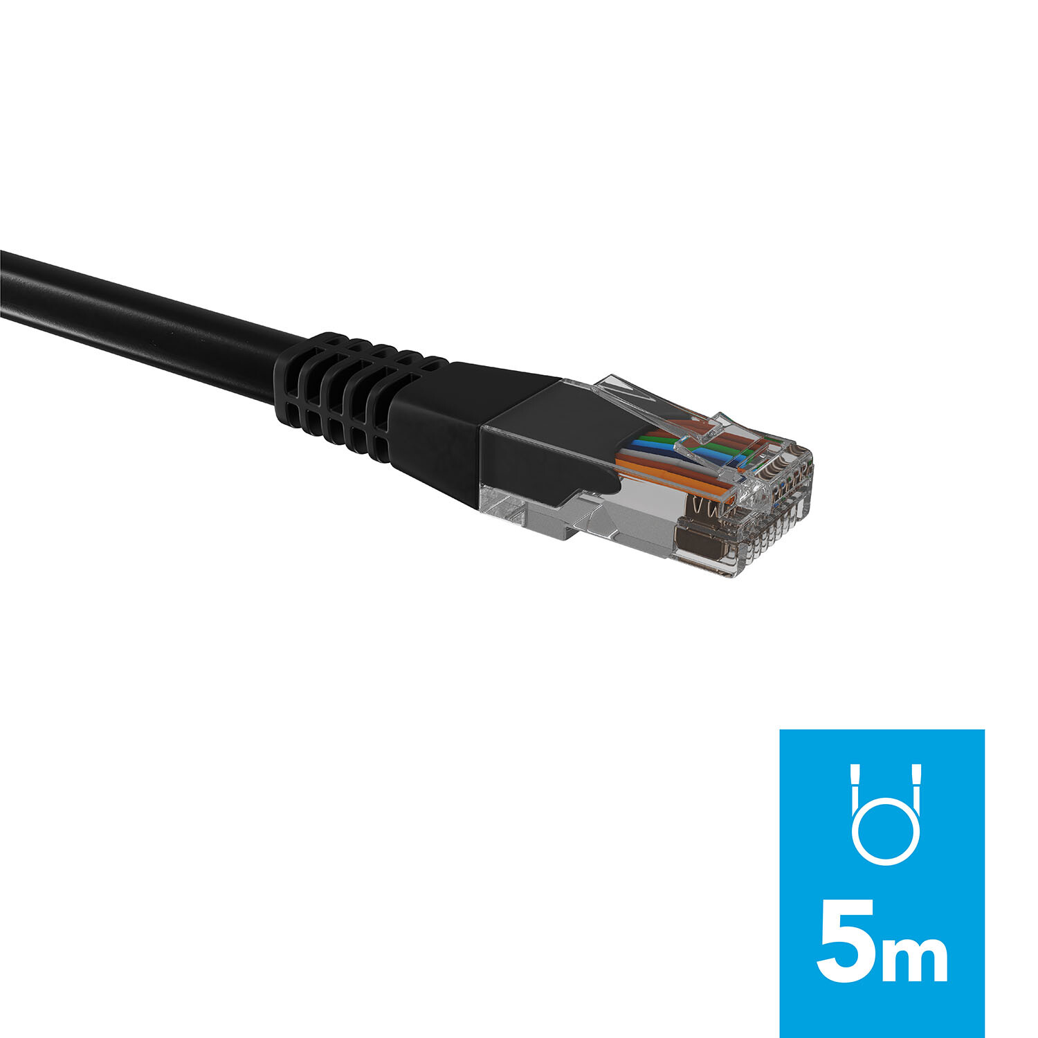 Ethernet Network Cable - Black / 5m Image 3