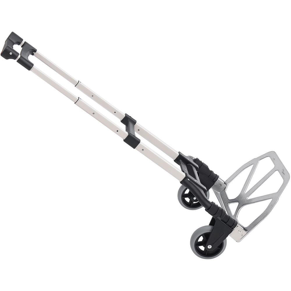 HOMCOM Aluminium Heavy Duty Foldable Hand Truck Trolley 70kg Image 1